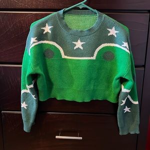 ROMWE Cropped Long Sleeve Sweater Sz XS